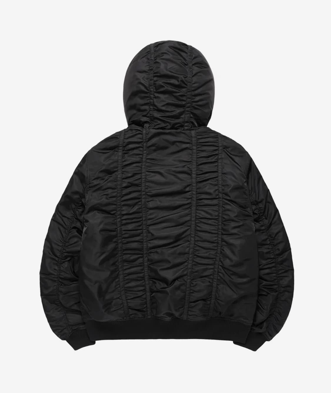 (구매) 더바이닐하우스 퍼 후드 MA-1 자켓 블랙 L 상품이미지3