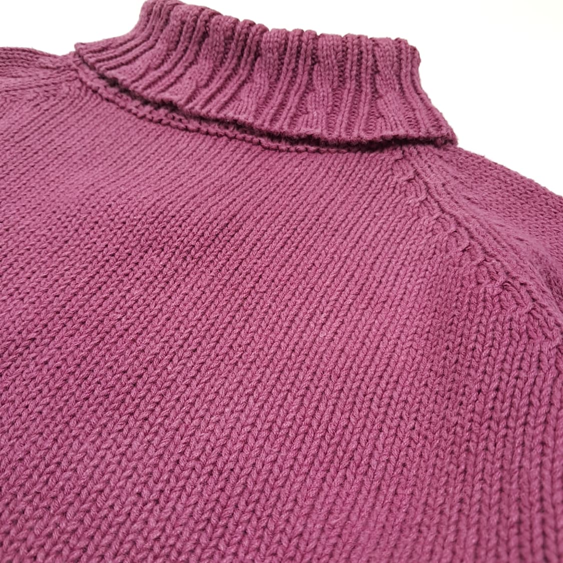 CL109 M 엘엘빈 빈티지 와인 라미 & 코튼 블렌드 래글런 케이블  상품이미지4