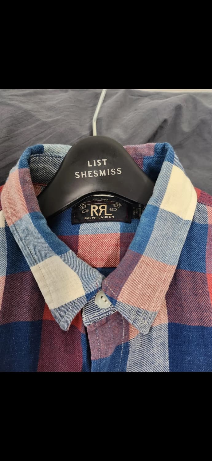 더블알엘[RRL] 플래드 셔츠 L판매합니다 상품이미지3