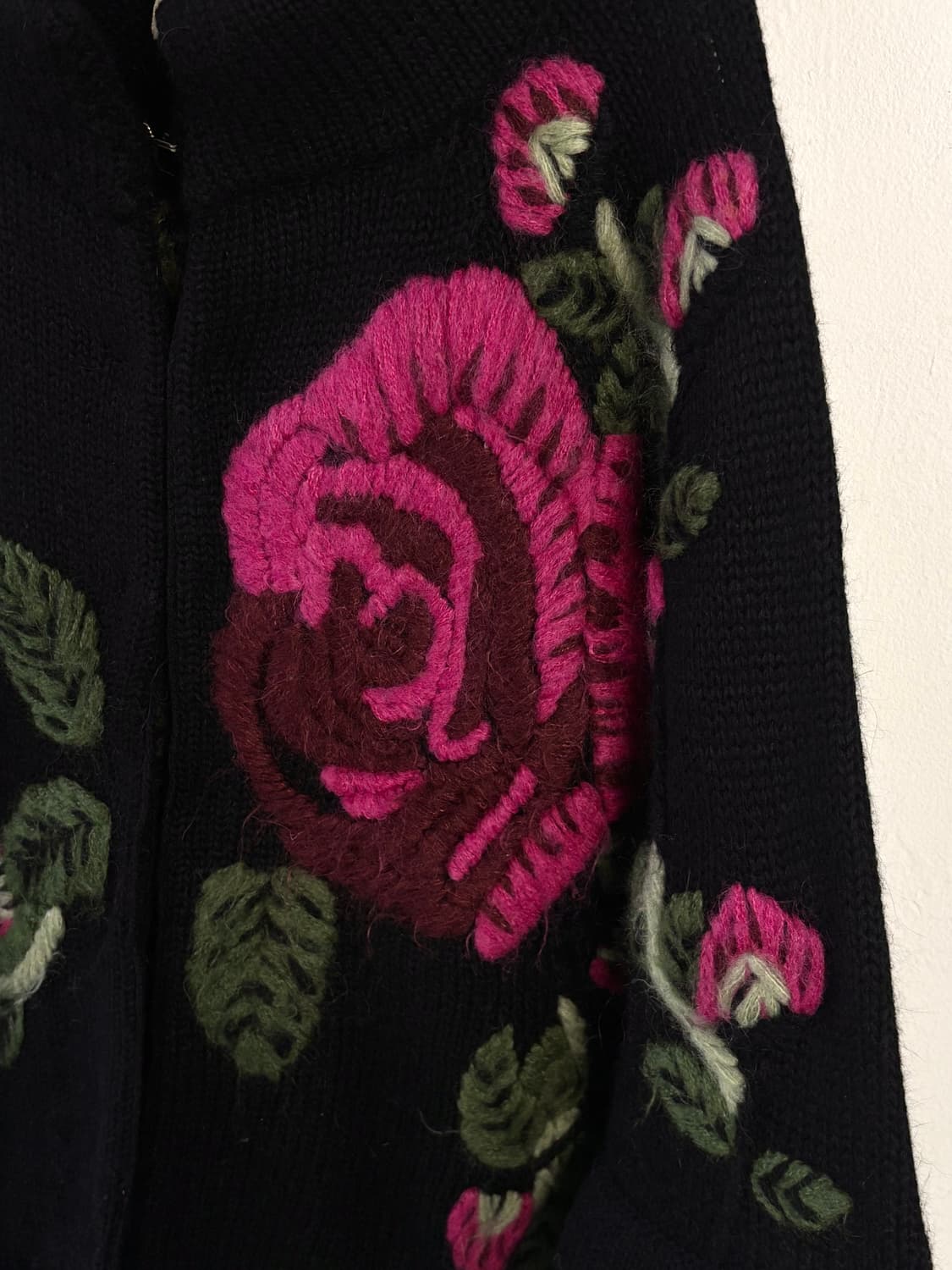 겐조 90‘s 엠브로이드 가디건  상품이미지4