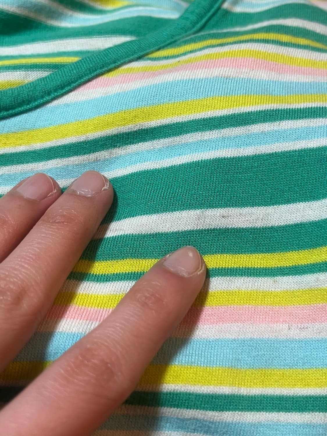 빈티지 모리걸 풋사과 스트라이프 원피스 상품이미지5