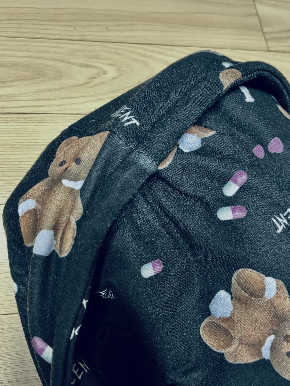 honey cinnamon 지뢰계 곰돌이 폴리 후드티셔츠 상품이미지5