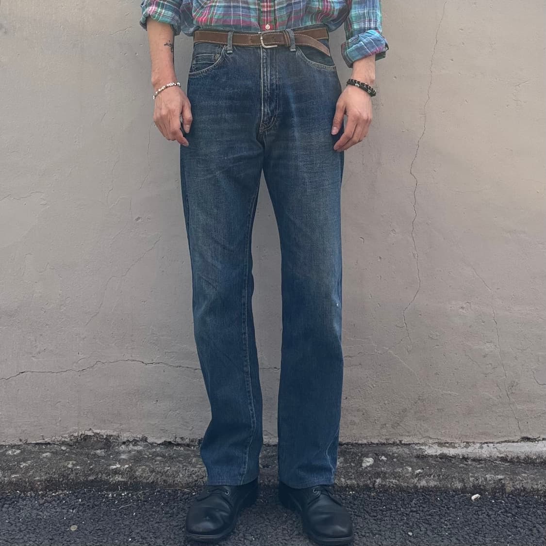 일본 오쉬코쉬 비고쉬 셀비지 데님 팬츠 상품이미지1