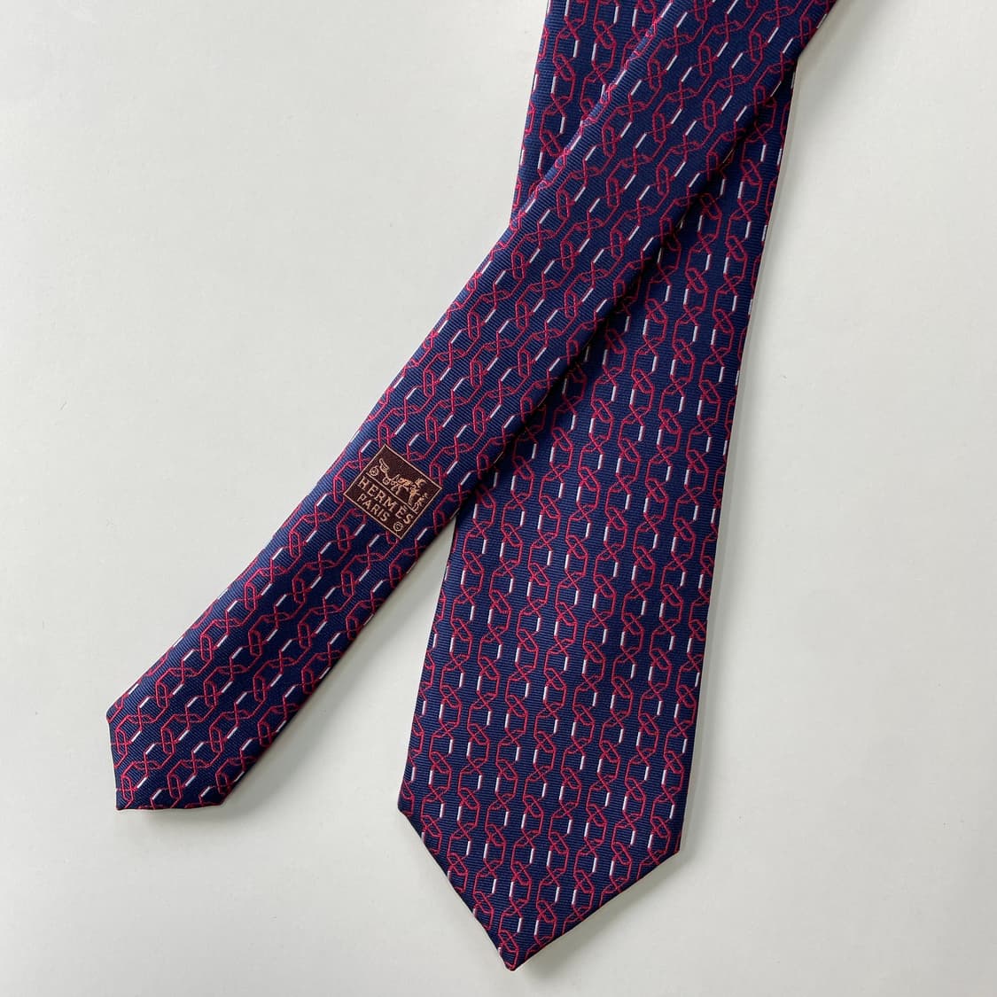 에르메스 명품 정품넥타이(HERMES) 7.7cm 상품이미지3