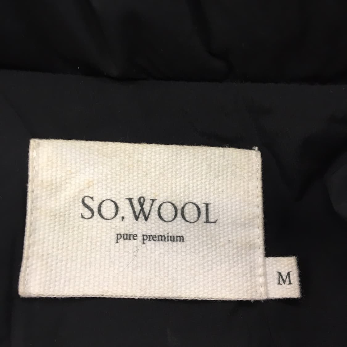 SO.WOOL 폭스퍼 헝가리구스다운 롱패딩 M  상품이미지7