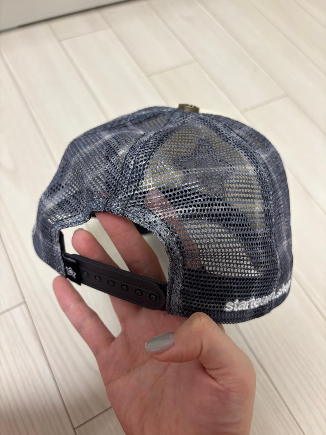 스타팀 트러커햇 체크 블루 2024 상품이미지5