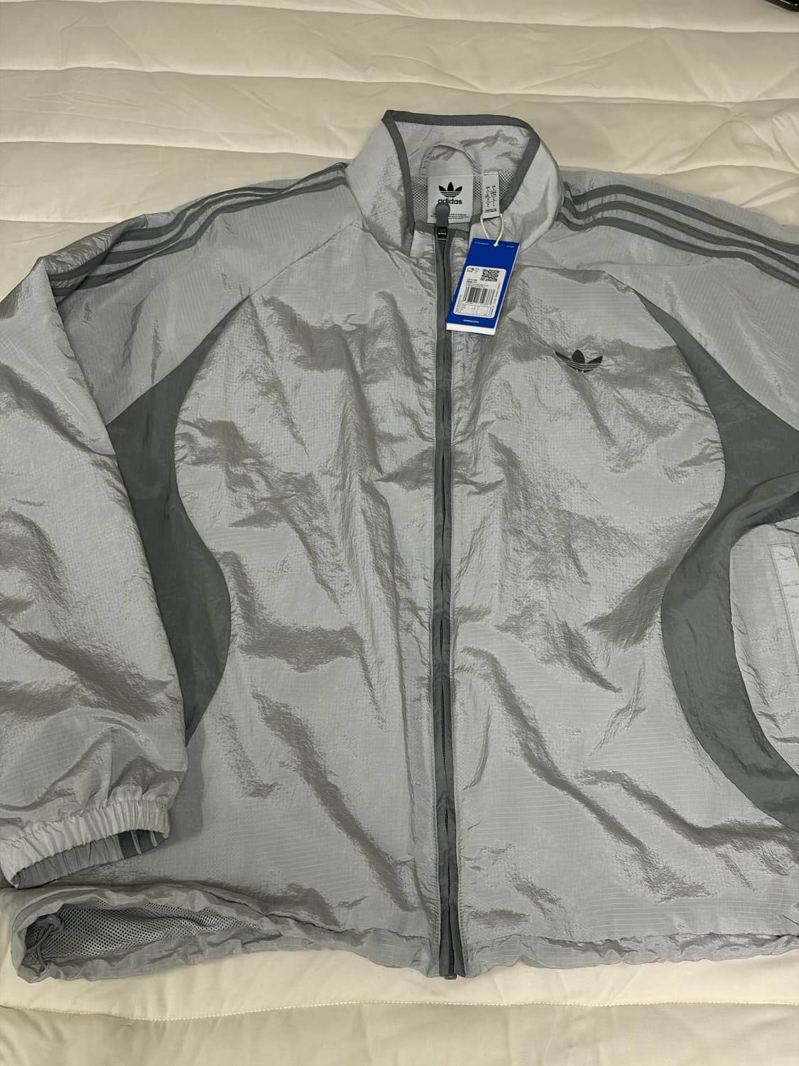(새제품)아디다스 아디컬러2000s 우븐 트랙탑 그레이 L 상품이미지1
