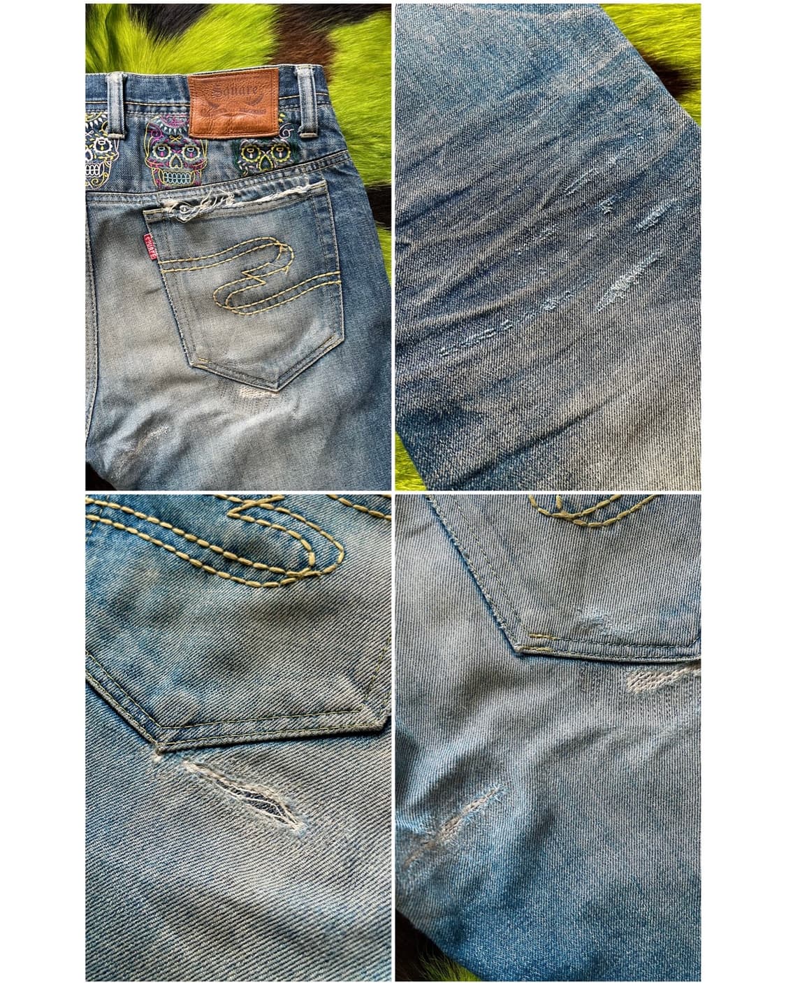 90-00s S?UAPE Japan Sugar Skull Denim 상품이미지8