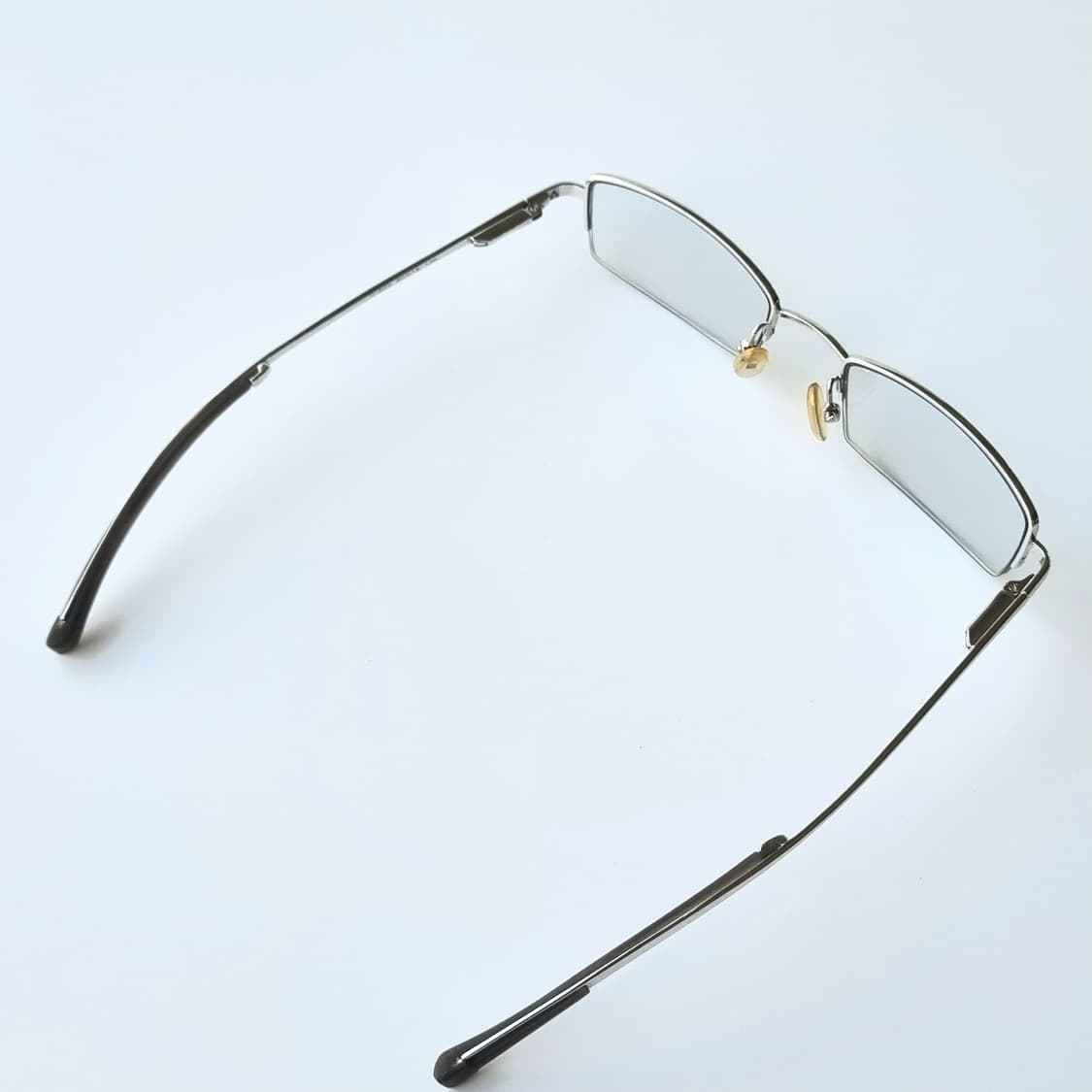 데드스탁 반무테 사각 실버 스퀘어 안경테 303 상품이미지5