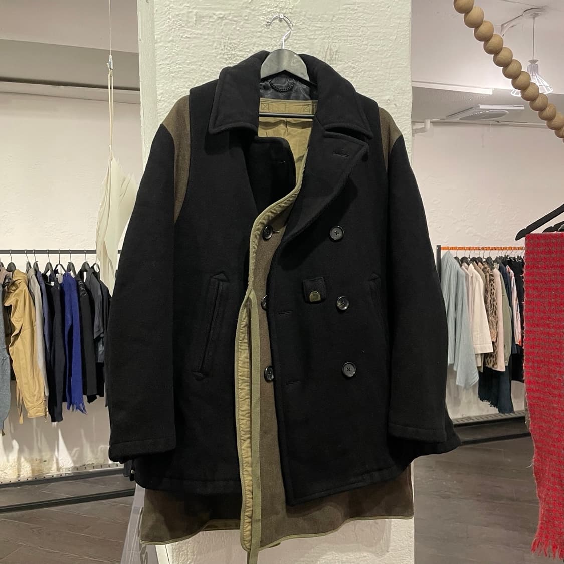 미하라 야스히로 2 in 1 오버사이즈 피코트 상품이미지2