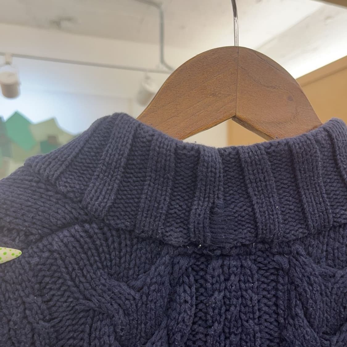 아베크롬비 올드스쿨 레트로 빈티지 숄카라 버튼 가디건 L C09170 상품이미지7