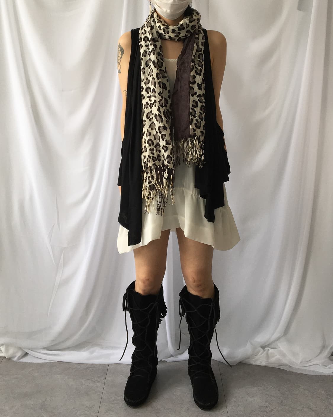  leopard pattern scarf 상품이미지2