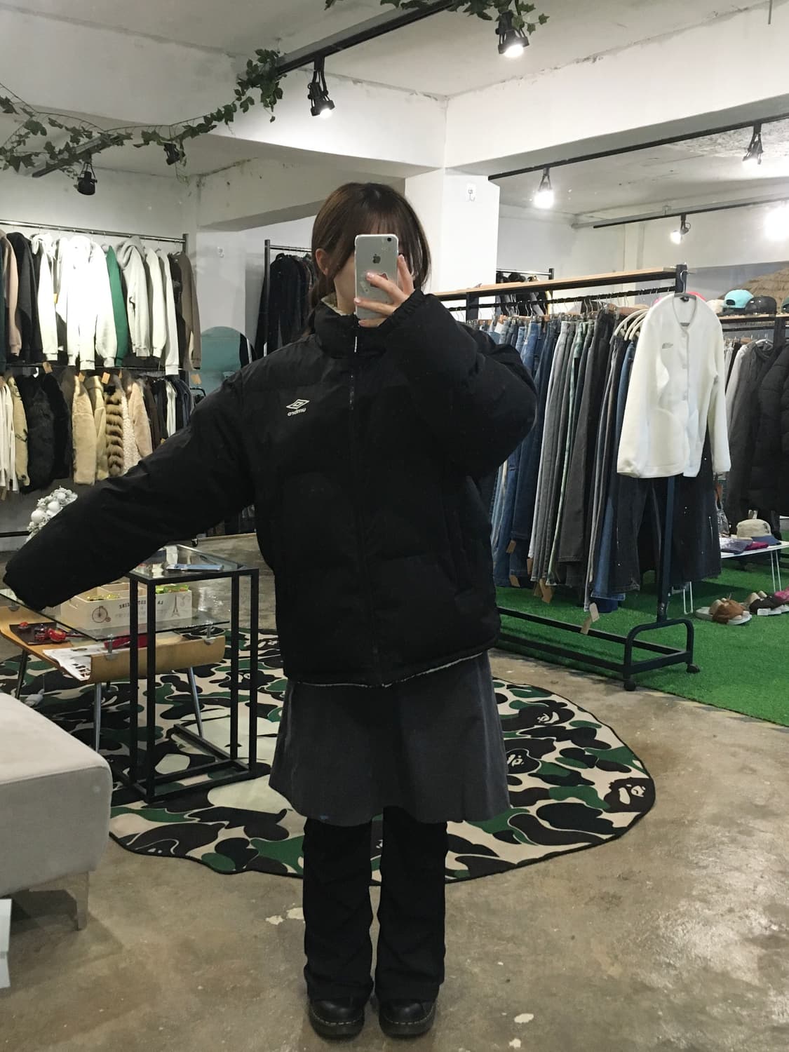 엄브로 리버시블 패딩 100사이즈 상품이미지2