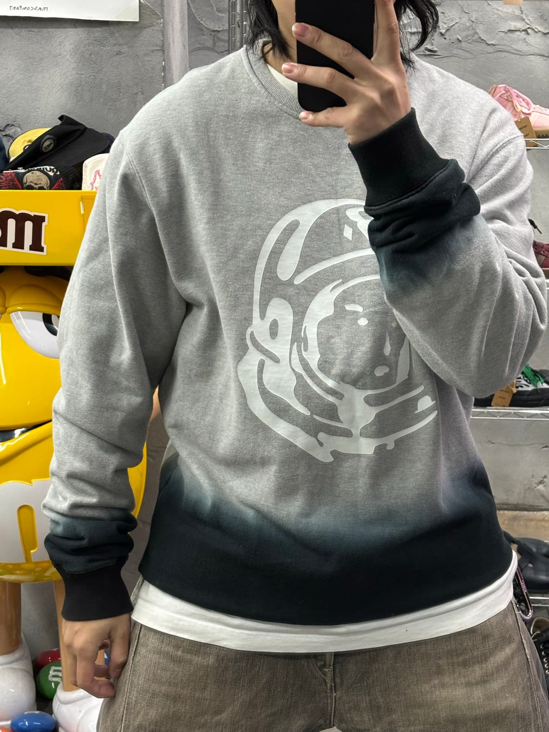 빌리어네어보이즈클럽 스페이스맨 다이드 스웻셔츠 상품이미지7