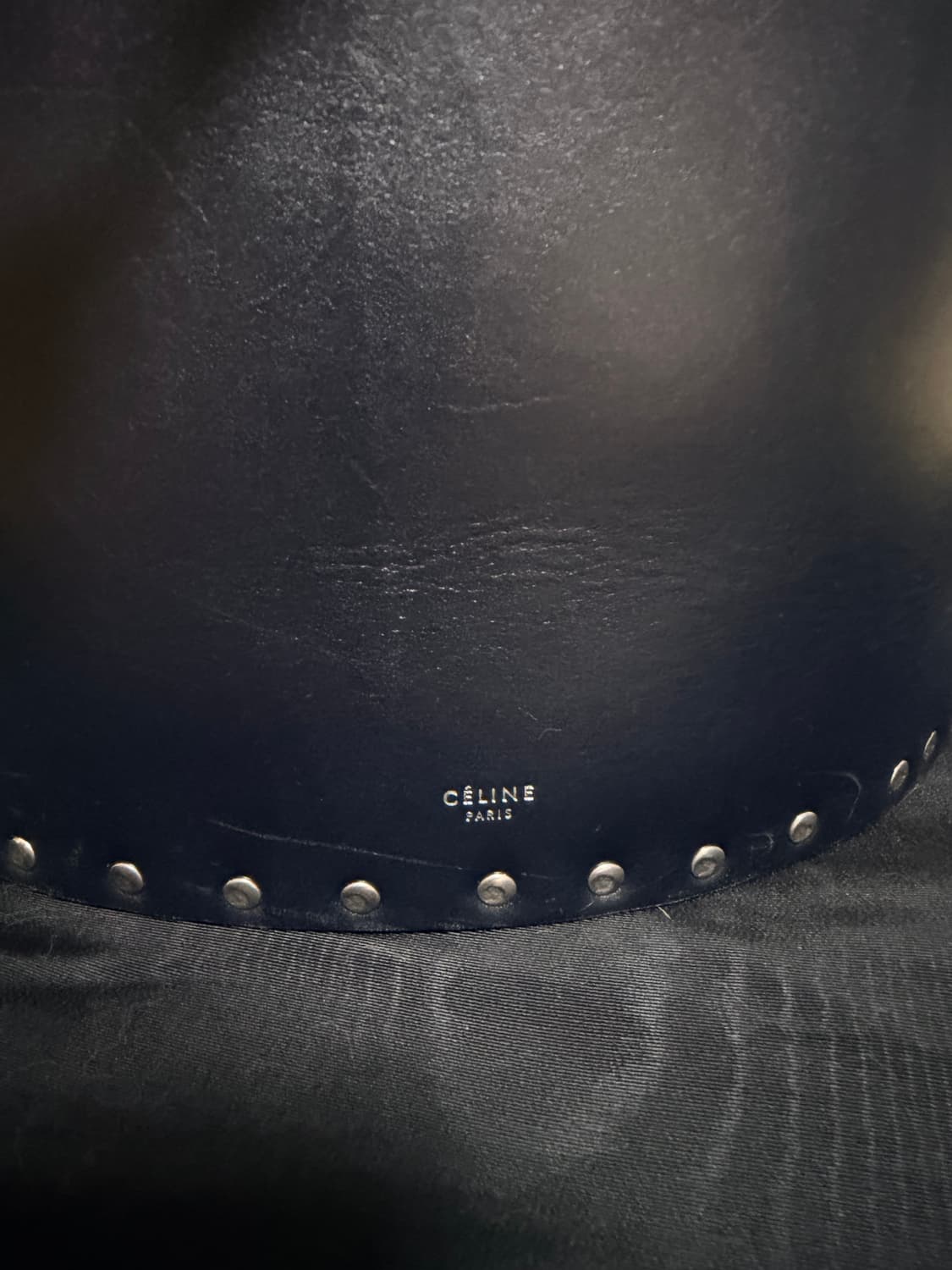 Old Celine 정품 라지 버킷백 올드 셀린느 피비파일로 스터드 백 상품이미지4