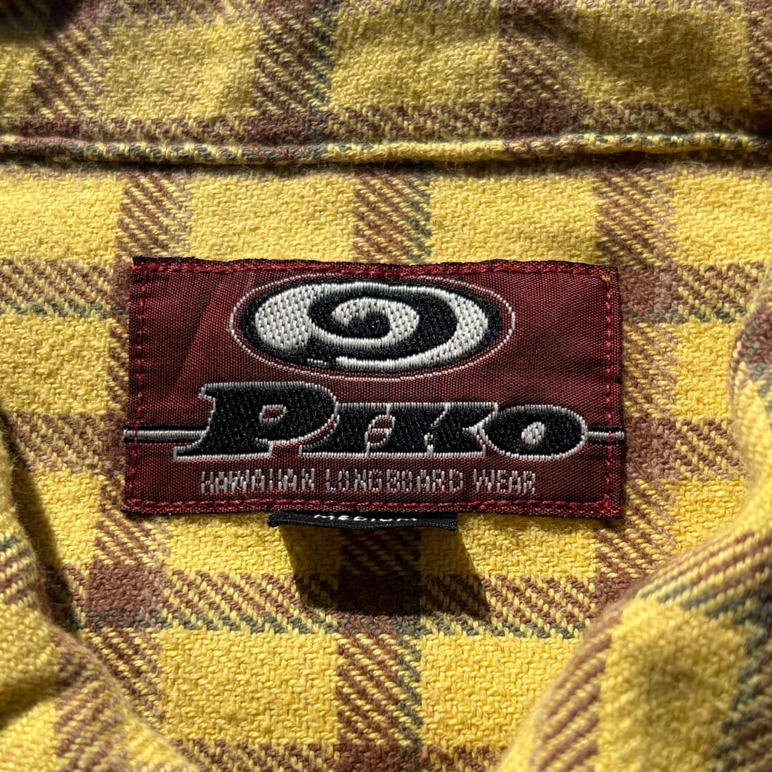 PIKO 피코 옐로우 패턴 코튼 셔츠 상품이미지5