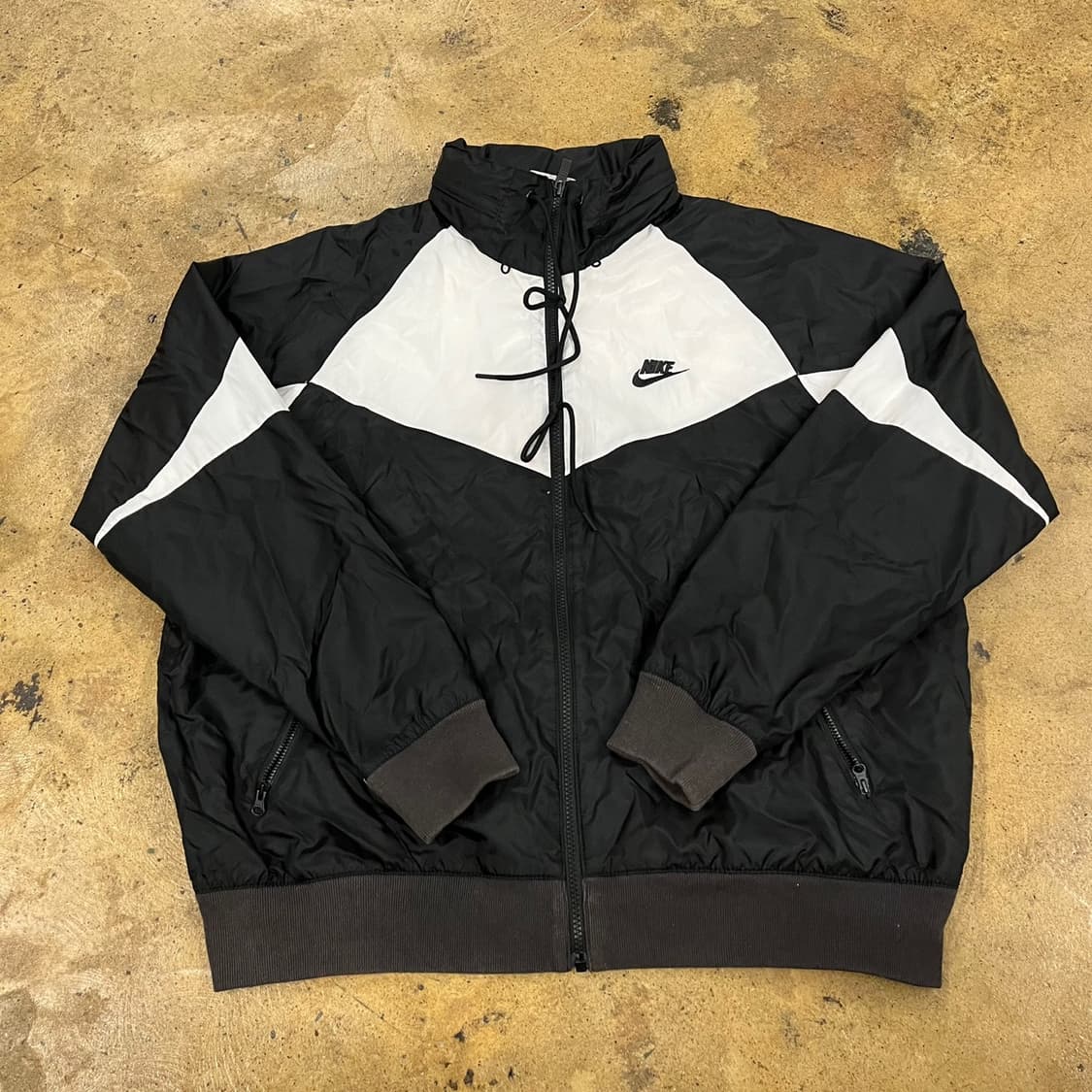 [정품/XL] 나이키 바람막이 블랙 화이트 b18 상품이미지2