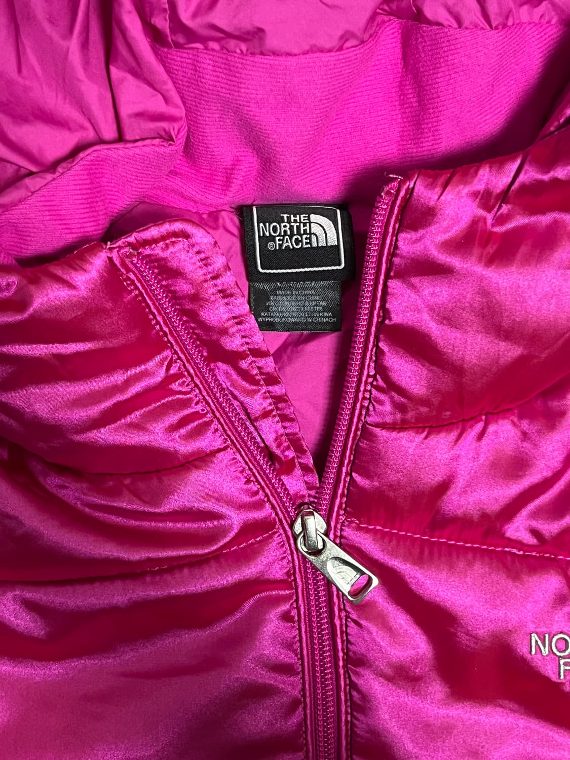 The North Face 핑크 패딩 XS S 사이즈 (L 14/16) 상품이미지3