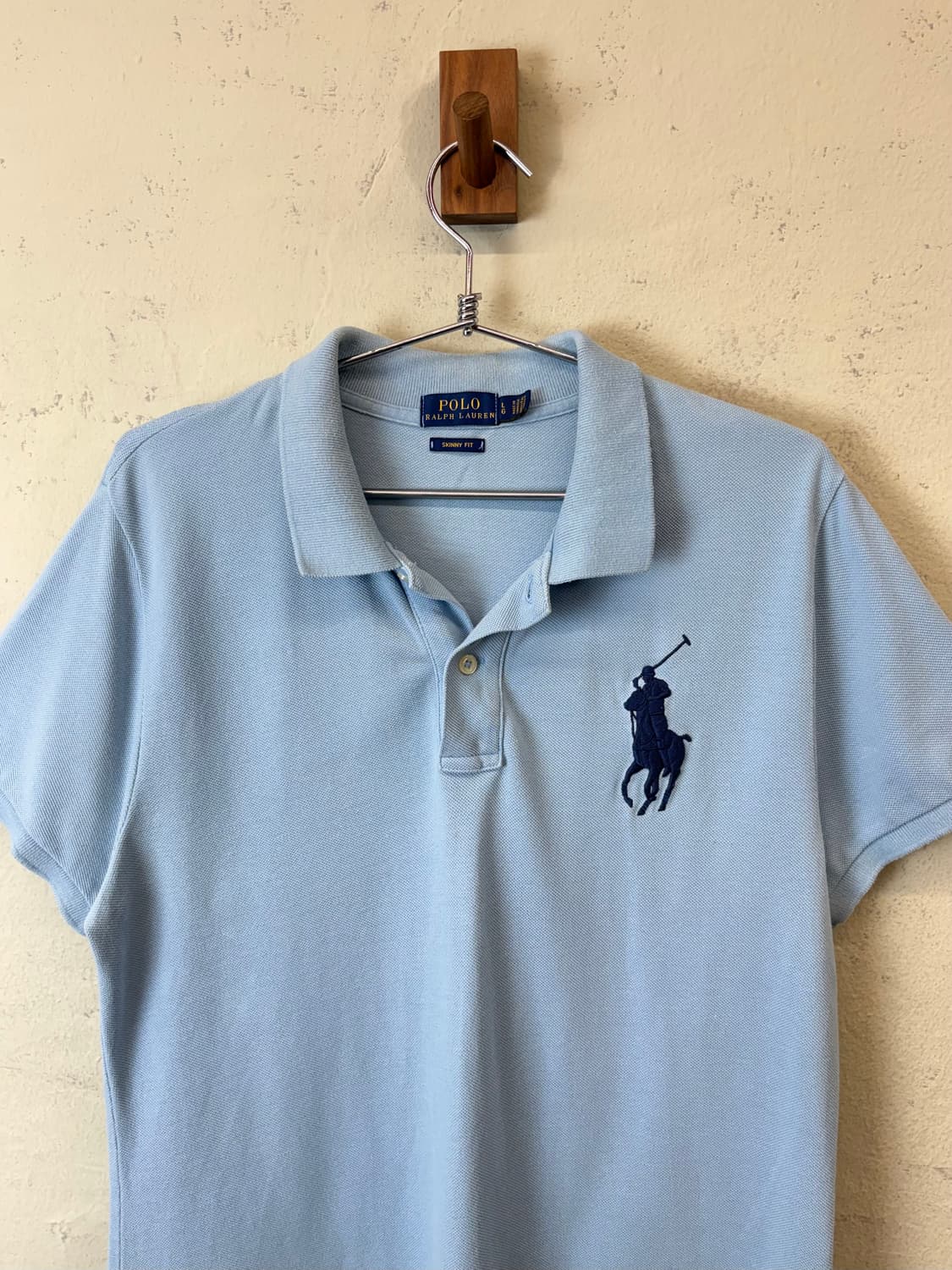 폴로랄프로렌 치프키프 빅포니 하늘색 반팔 카라티 상품이미지4