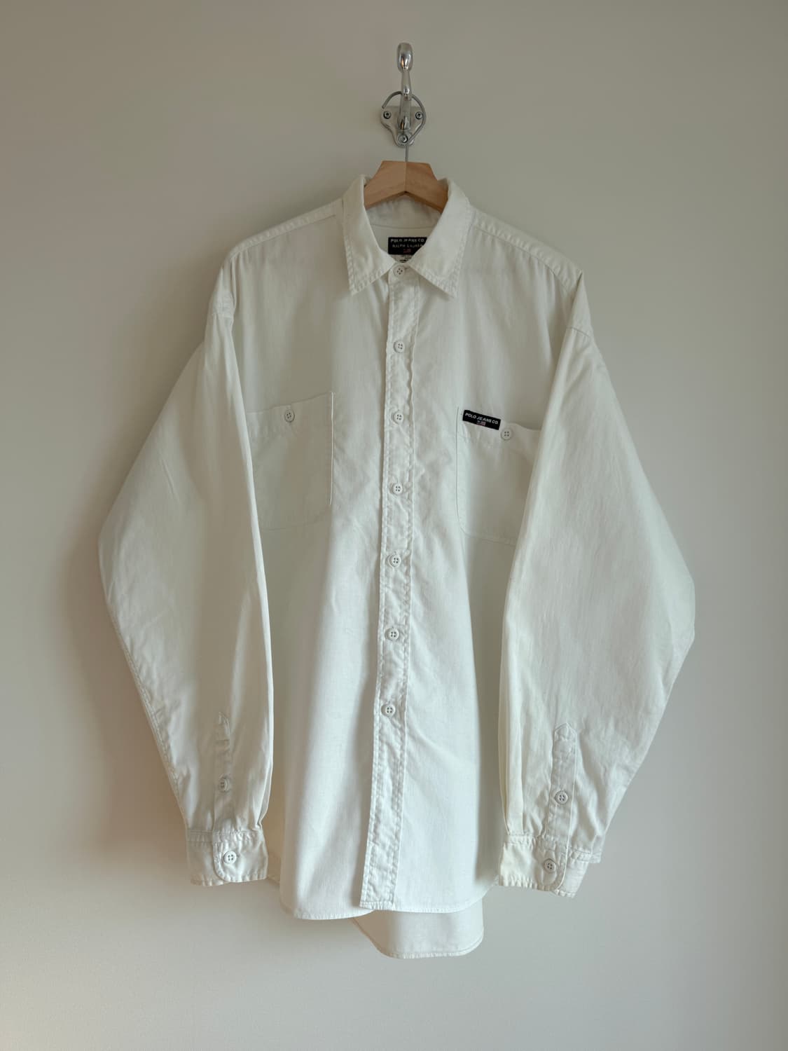 폴로진스(POLO JEANS) 오버 워크 셔츠 상품이미지1