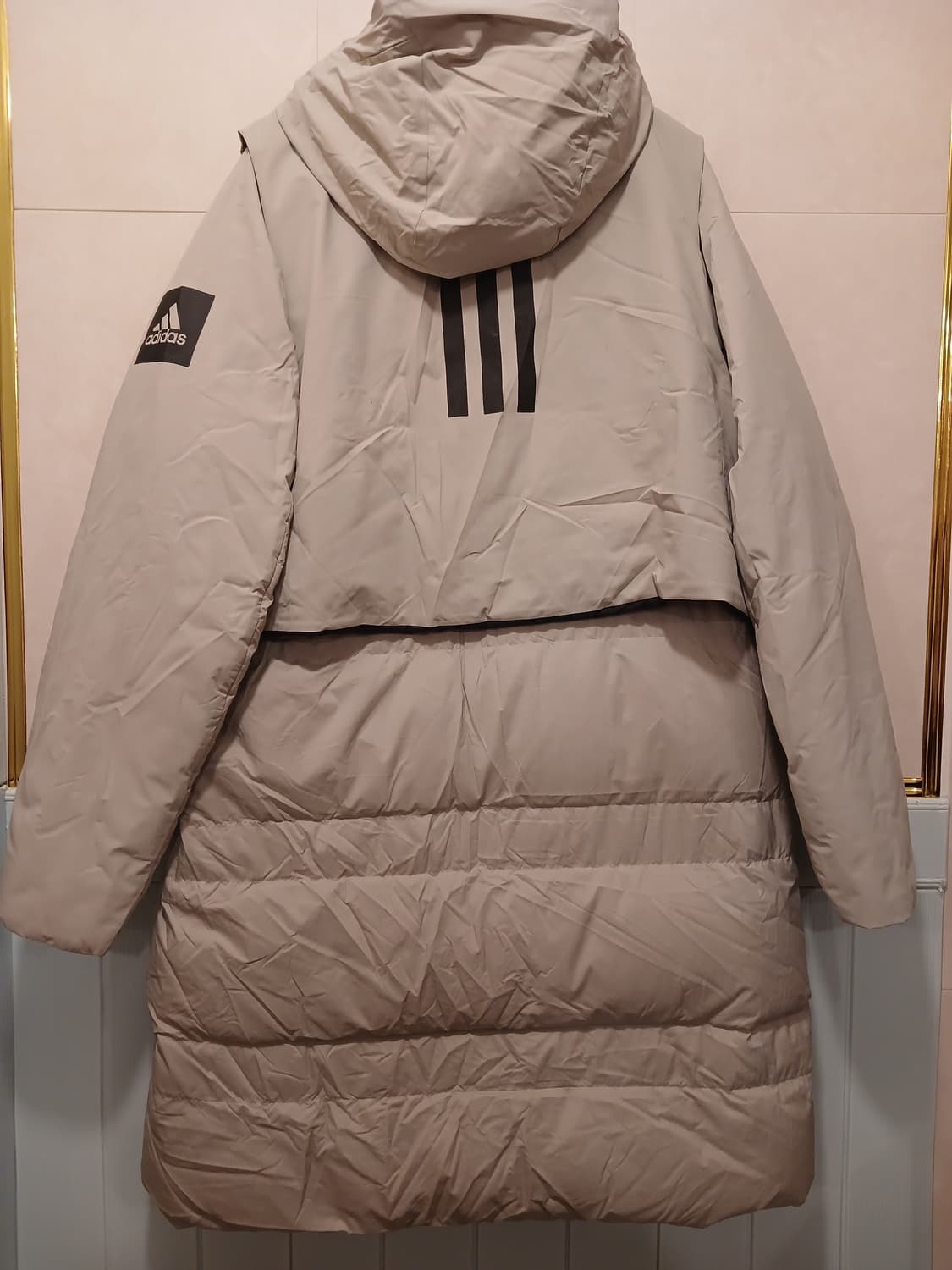 아디다스 정품 남성 롱패딩 2XL 사이즈 상품이미지10