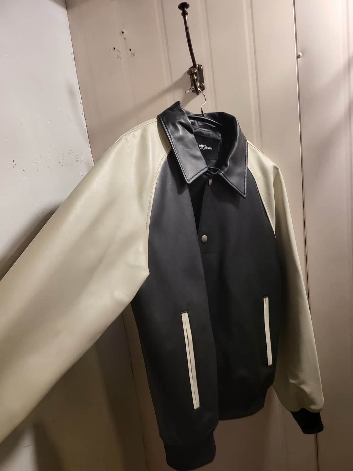 [L]도프제이슨 바시티 가죽 자켓 상품이미지3