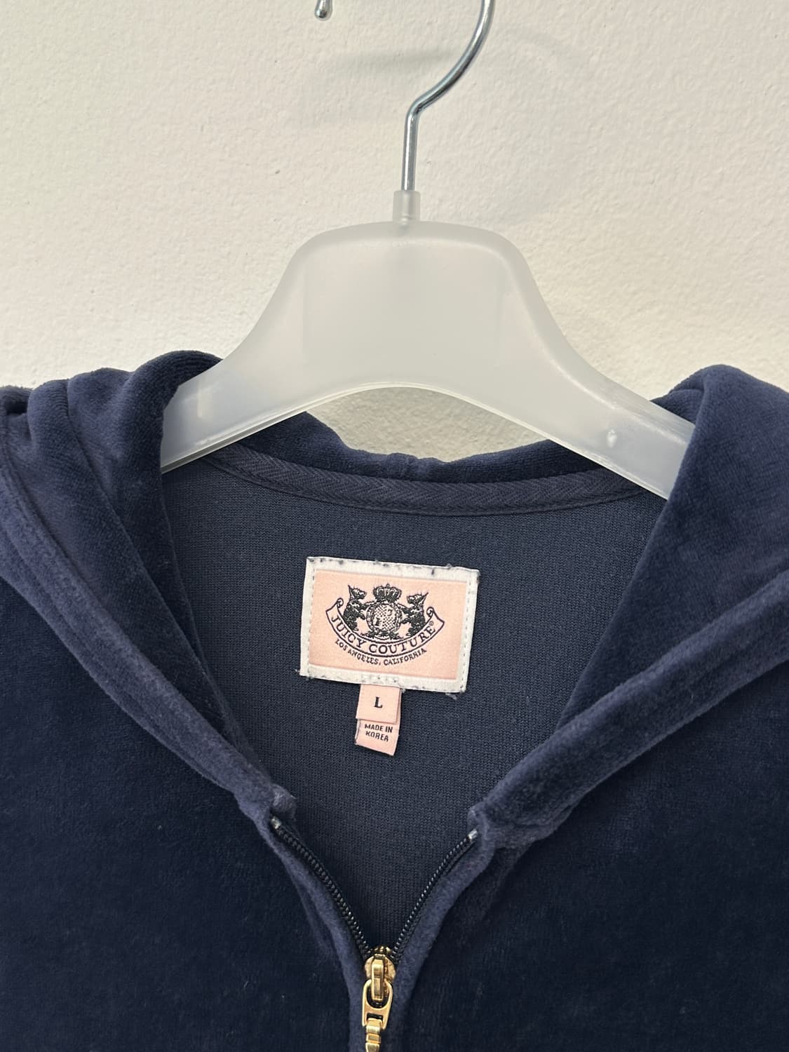 Juicy Couture black벨벳 후드집업 (실측xs) 상품이미지2