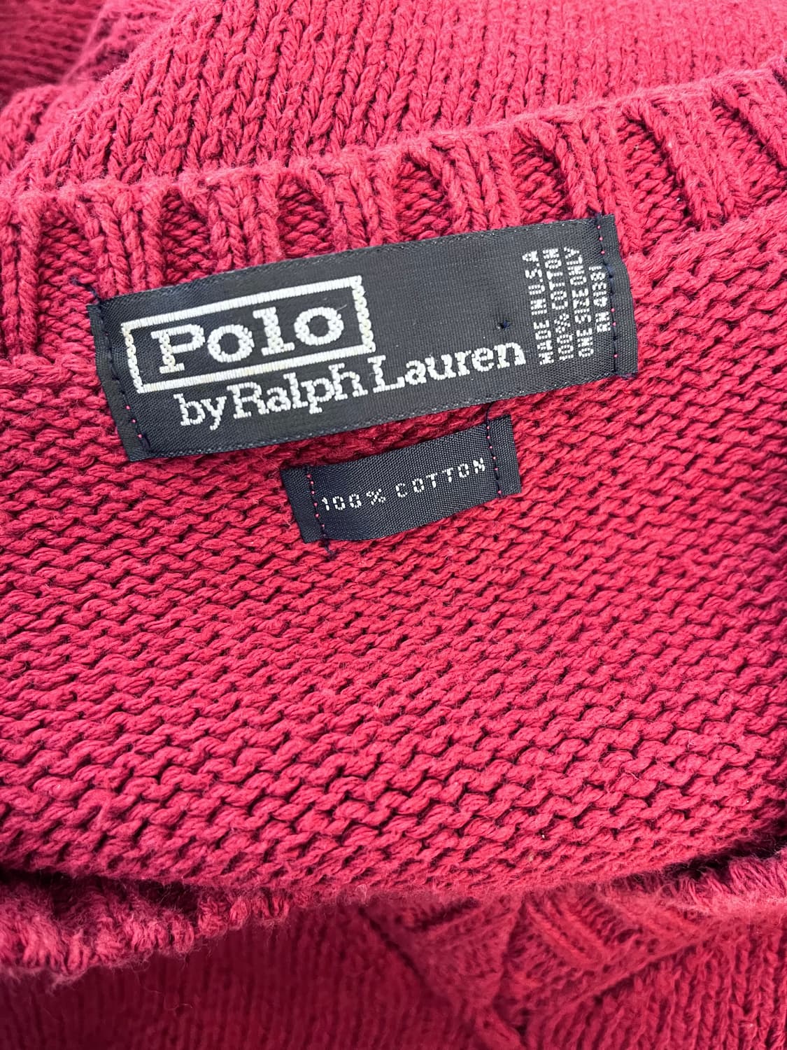 폴로랄프로렌  브이넥 코튼니트
 상품이미지4