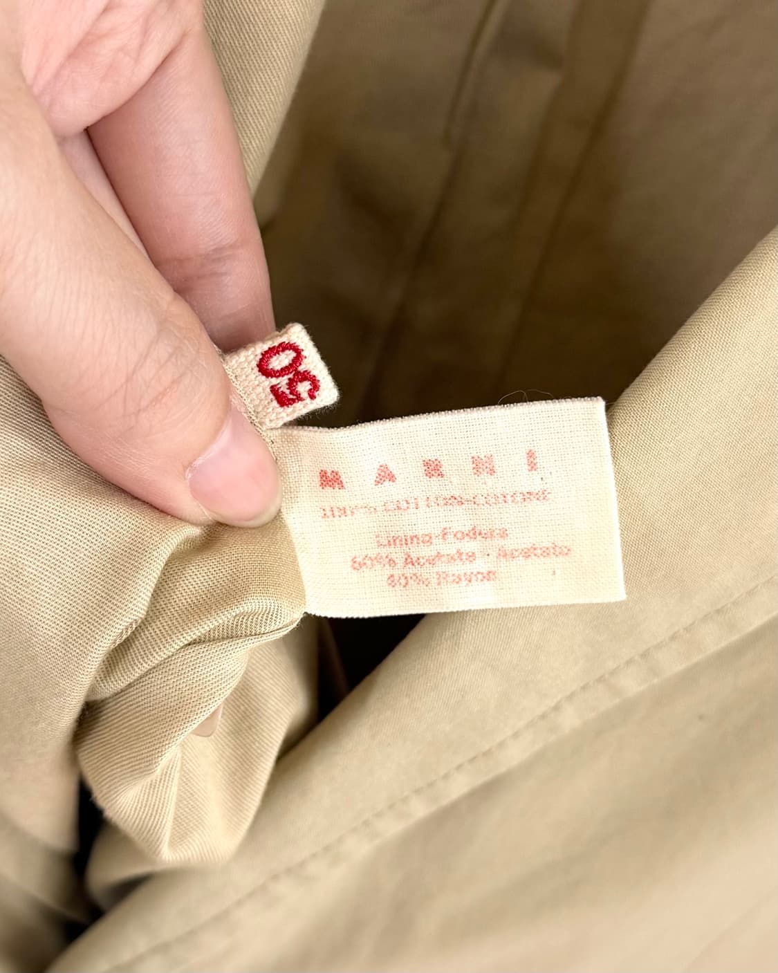 마르니 베이지 싱글 브레스티드 블레이저 상품이미지8