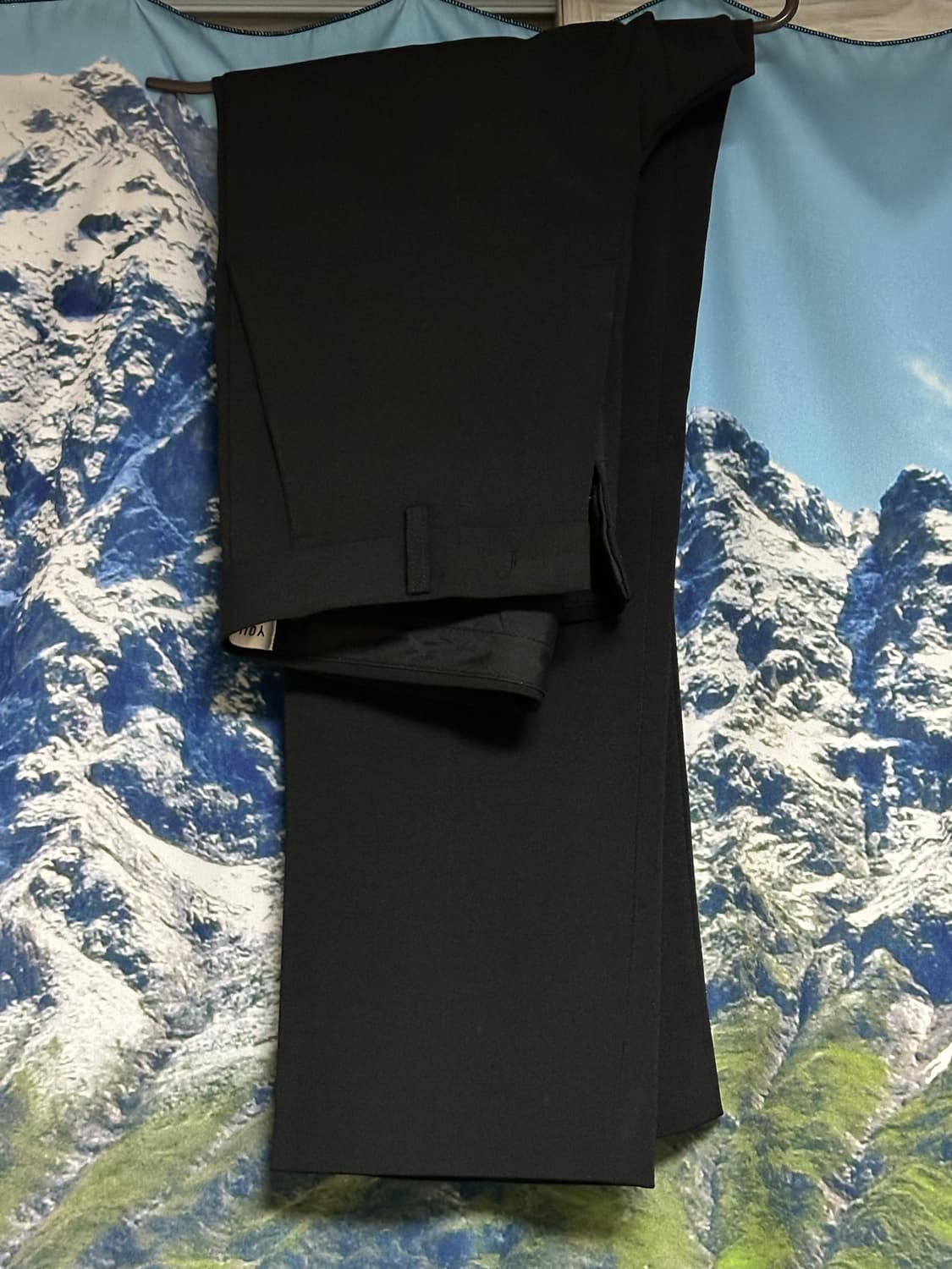 [S] 유스토리 검정색 슬랙스 상품이미지1