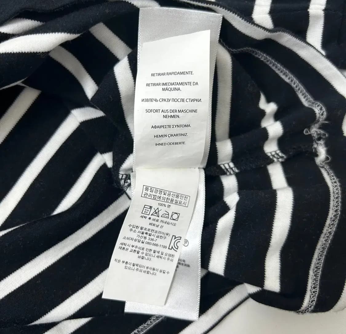 폴로 랄프로렌 스트라이프 긴팔 티셔츠 엄성현 상품이미지3