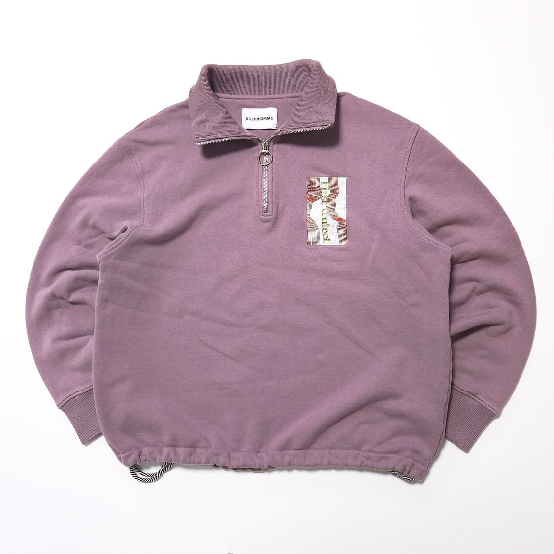 솔리드옴므 퍼스트컨택트 하프집업 맨투맨 상품이미지1