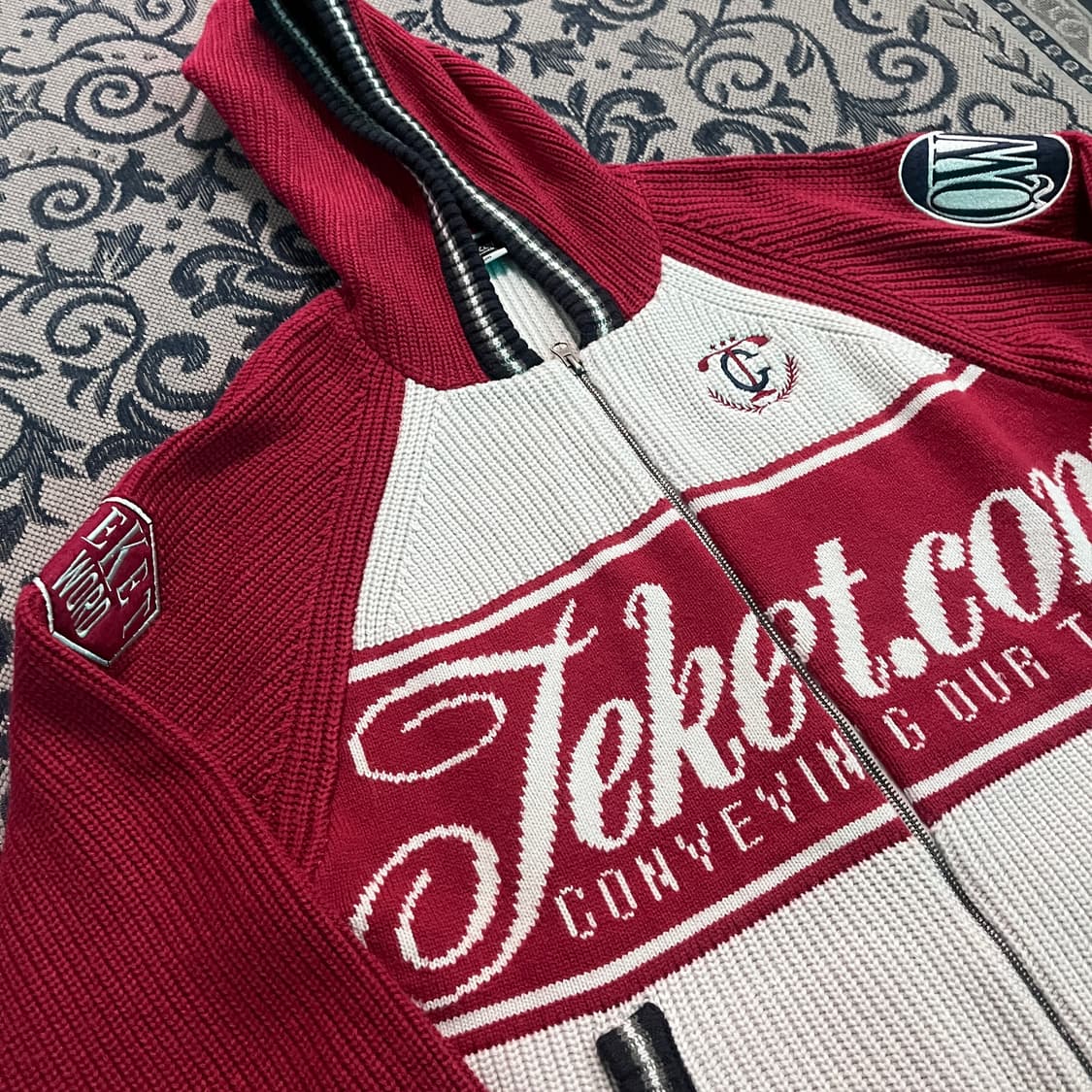 M 테켓 니트 집업 후드/W2687 상품이미지2