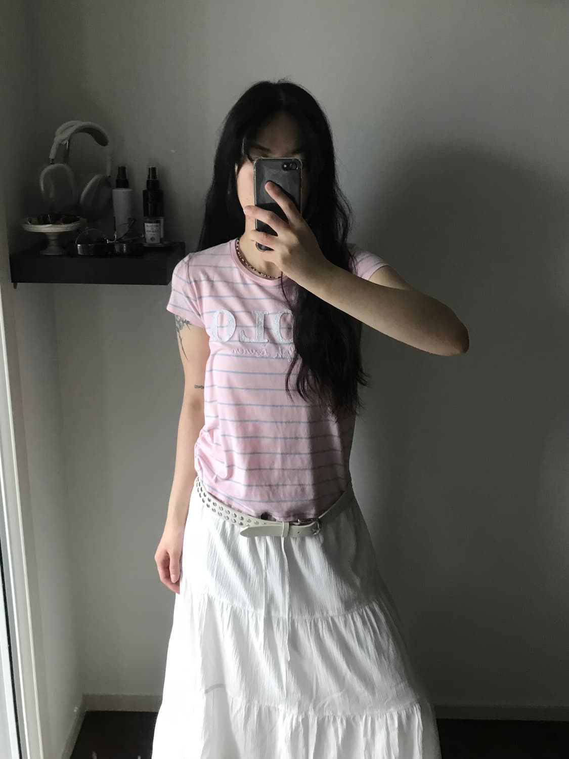 폴로 랄프로렌 중앙 스펠아웃 스트라이프 반팔티 상품이미지3