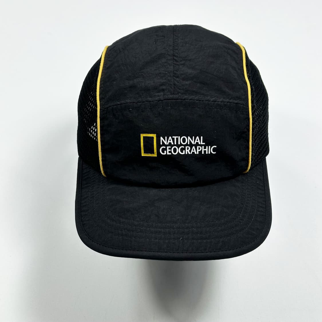 내셔널지오그래픽 블랙 나일론 캠프캡 모자 상품이미지2