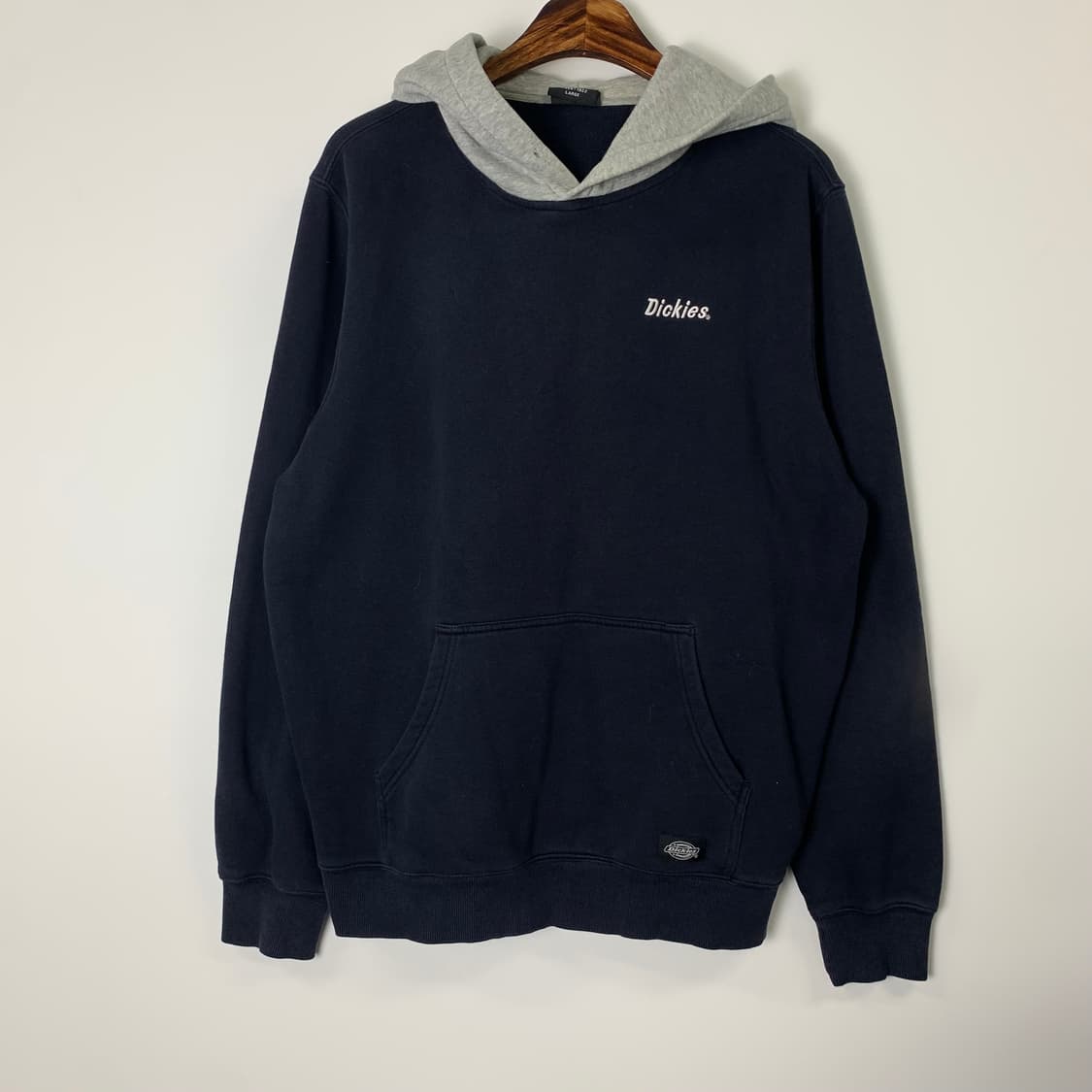디키즈 자수로고 네이비 후드티 상품이미지2