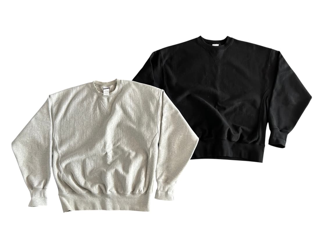 [L] 아웃스탠딩 리버스 헤비스웻 멜란지 3% / 블랙 세트 상품이미지1