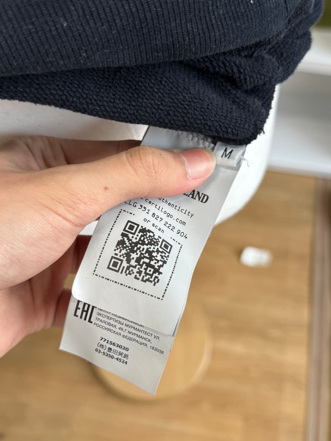 [새상품급,M] 스톤아일랜드 블랙 맨투맨 상품이미지4