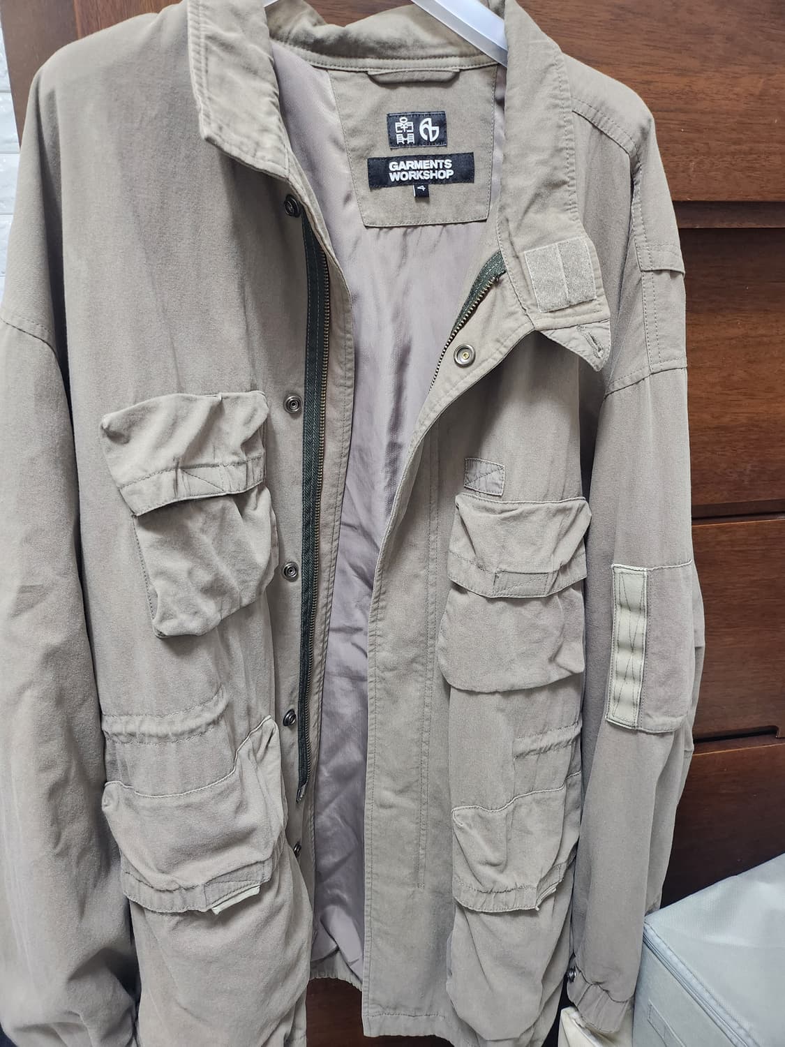 폴리테루 필드파카 카키 4사이즈 상품이미지1