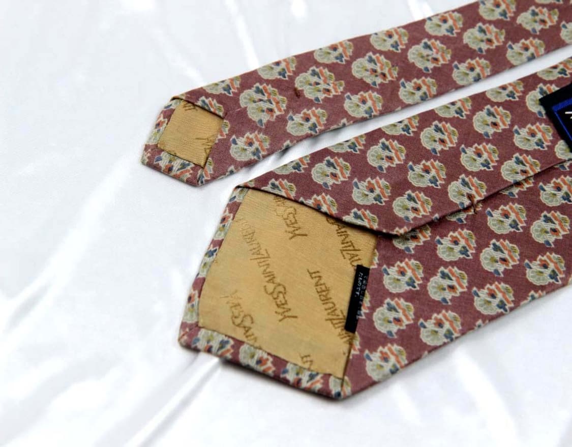 입생로랑 8.7cm A+등급 남자 명품 넥타이 상품이미지4