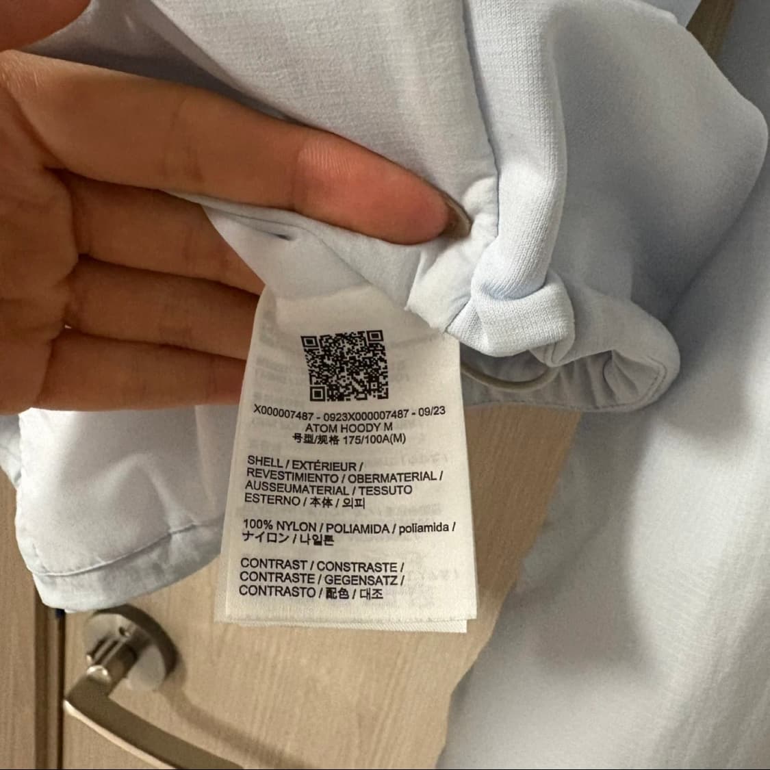 아크테릭스 아톰 후디 남성 M 데이브레이크색상 상품이미지4