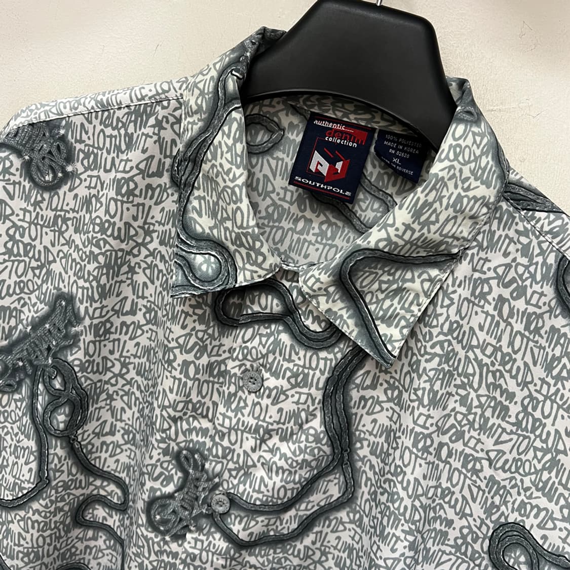 00s South Pole 사우스폴 힙합 빈티지 반팔 셔츠 XL 상품이미지3