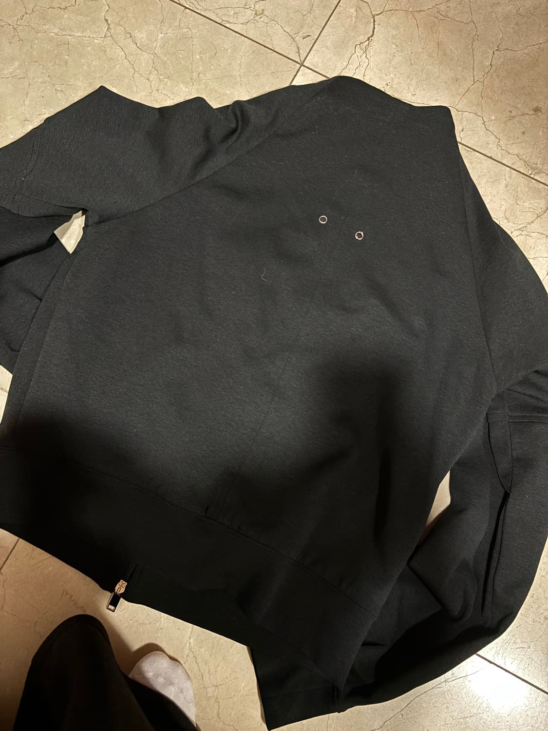 나체 zip detail track jesey black 상품이미지7