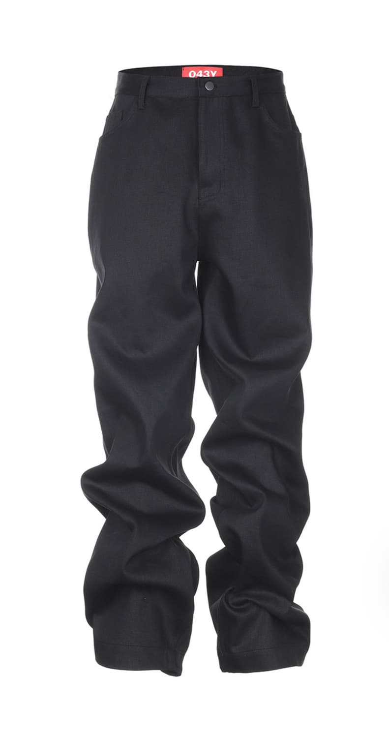 Eyelet Button Black Jeans 상품이미지2