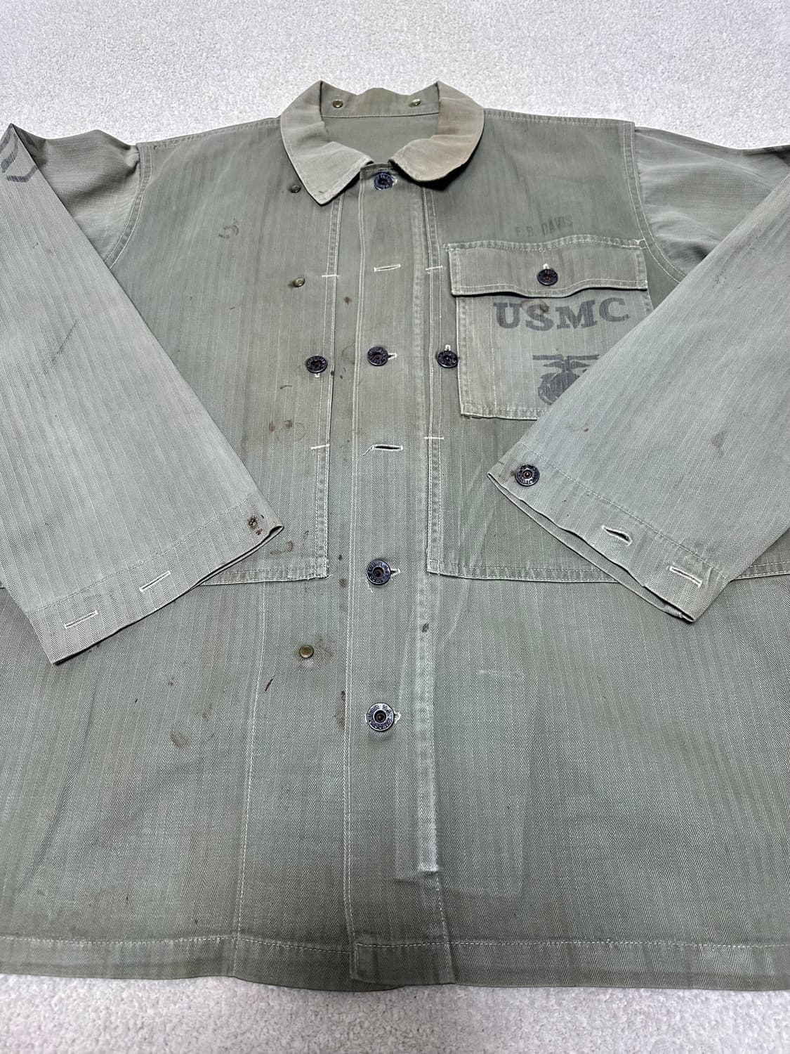 WW2 40s USMC P-44 HBT Jacket 상품이미지2