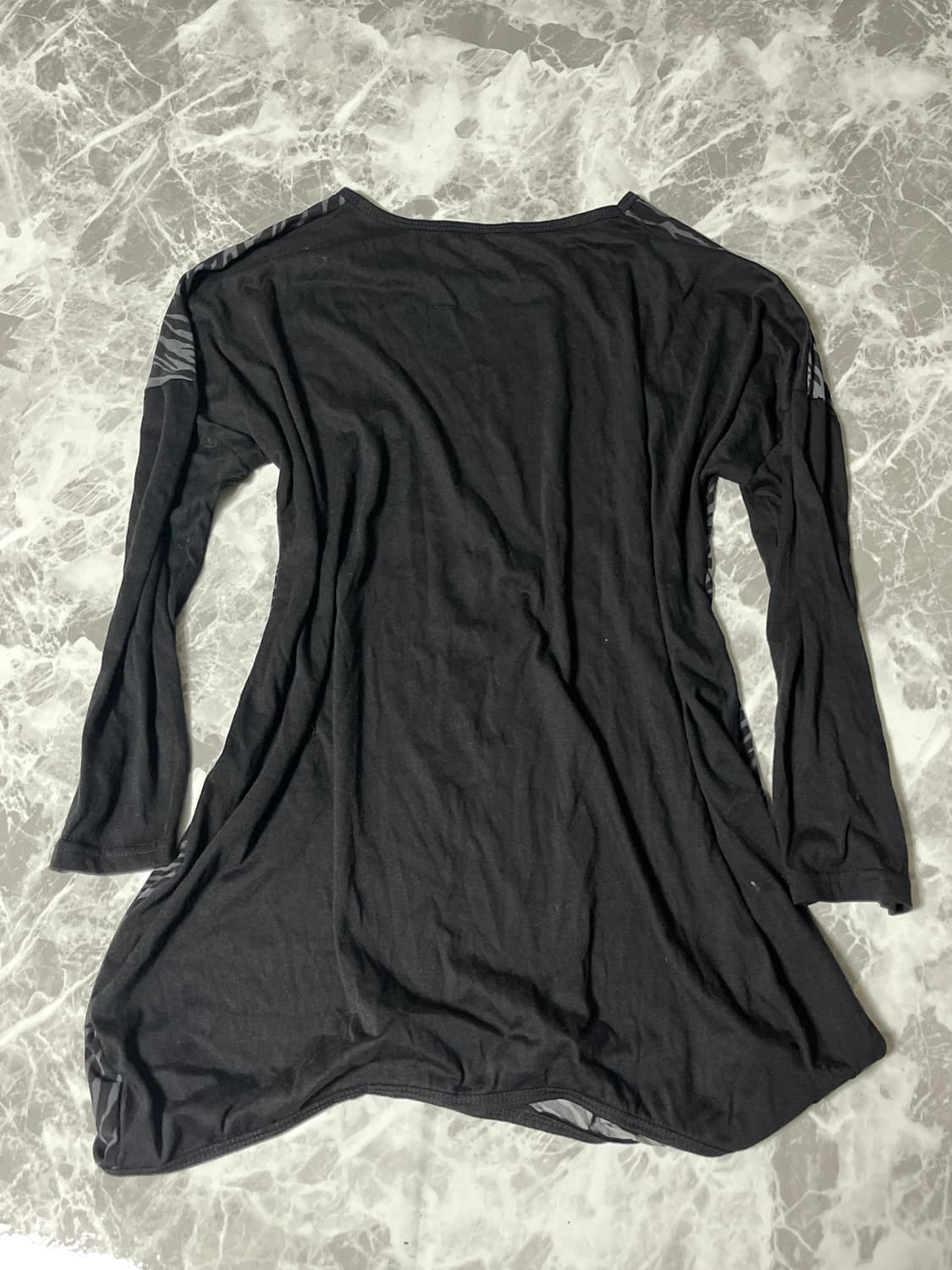 leopard 2way fake sleeve t 상품이미지4