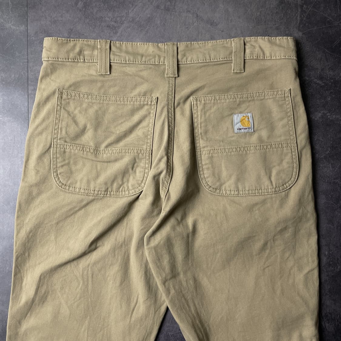 CARHARTT 칼하트 빈티지 베이지 스트레이트핏 워크팬츠 상품이미지7