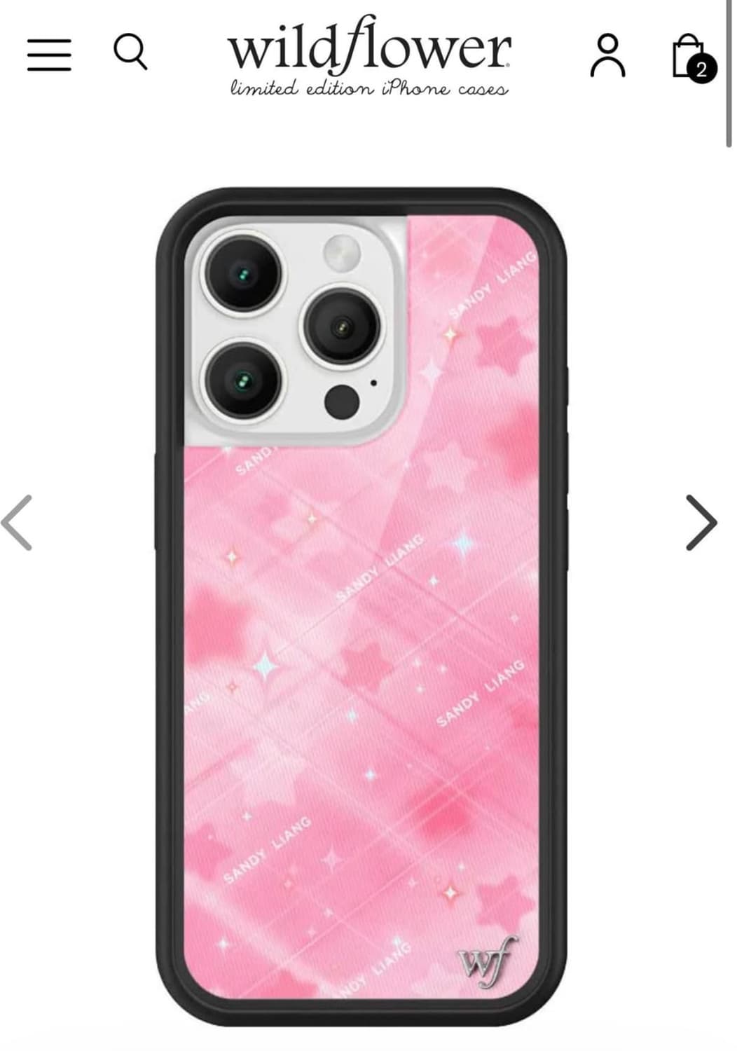 와일드플라워 샌디리앙 16프로 케이스 (새상품) 상품이미지1