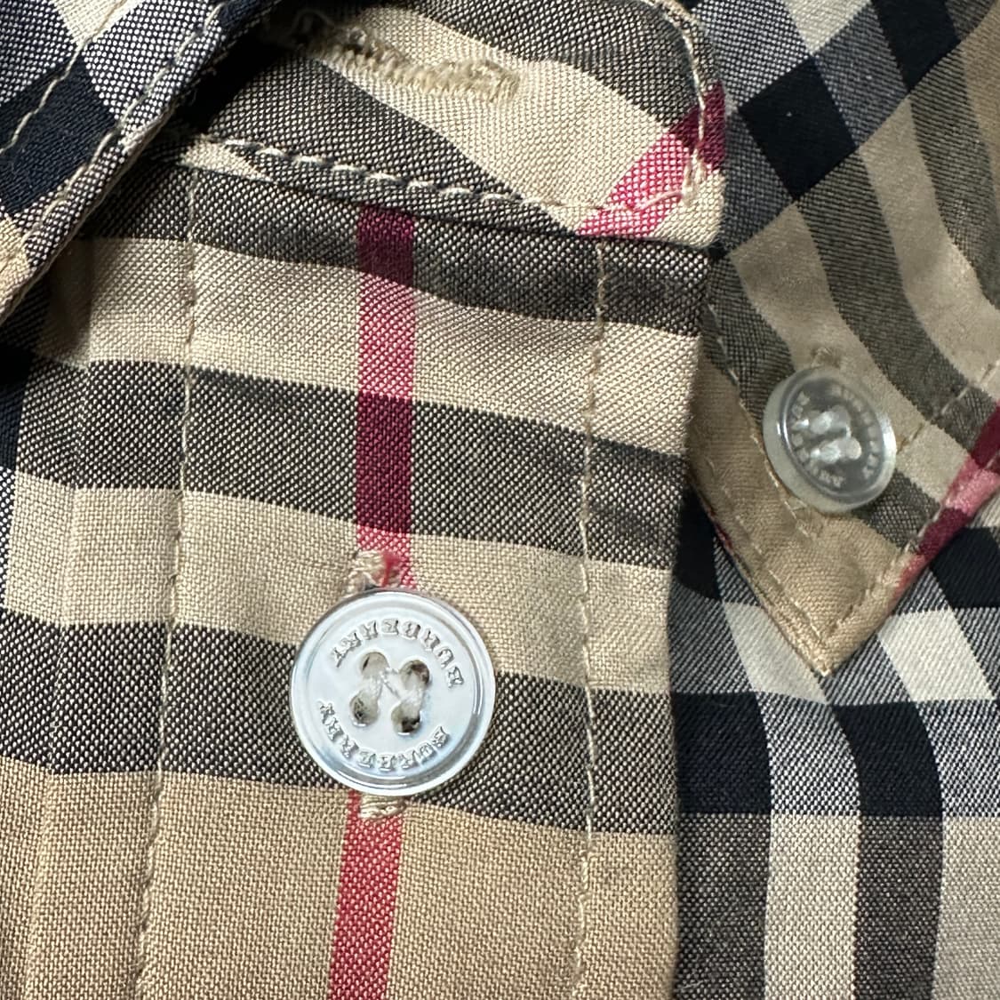 버버리 원피스 노바 체크셔츠  상품이미지5