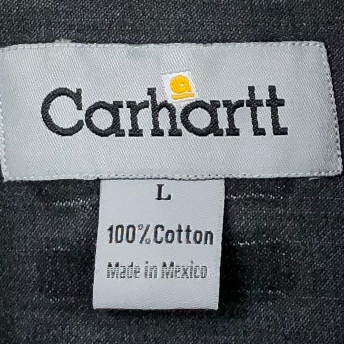 L 칼하트 블랙 데님 셔츠 상품이미지3